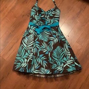 Turquoise dress from Laura